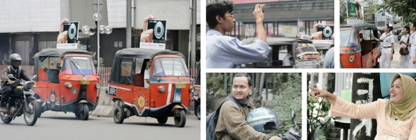 ambient street alternatif alternativ guerilla marketing indonesia indonesie saatchisaatchi triporteur lumix panasonic appreil photo mega OIS 3 600x202 Хорошему маркетологу даже тряска помогает