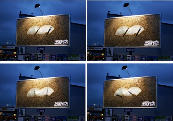 colin McRae dirt 2 billboard outdoor ambient marketing street atari NZ Republik 2