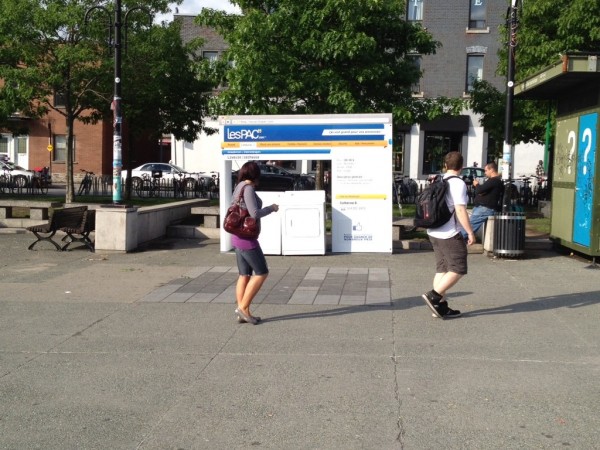 lespacs montreal PR prodezza ambient guerrilla marketing field marketing di marketing sito screenshot impianto 2 prodotto