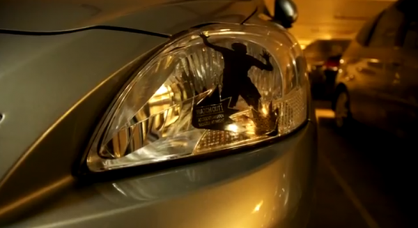 thai health promotion foundation proximity bbdo ambient marketing headlight message static sticker car thailand 4